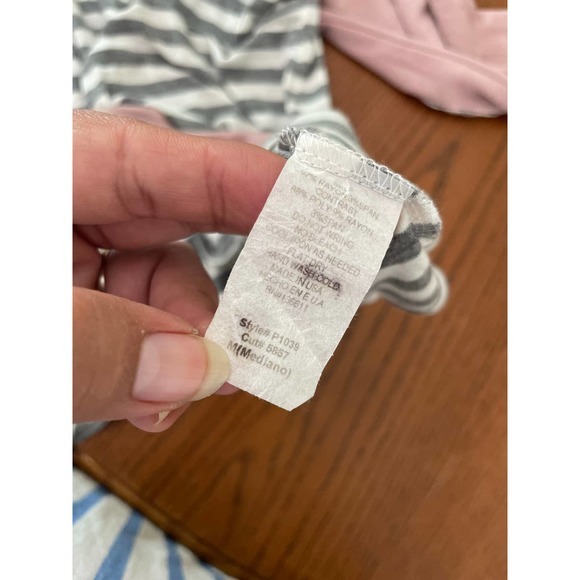 P.S. Kate Striped Sweatshirt Size M - Picture 5 of 6